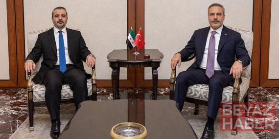 Bakan Fidan, Suriyeli mevkidaşı Şeybani
