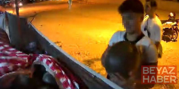 Satış yerinden karpuz alıp, helallik istediler; o anlar kamerada
