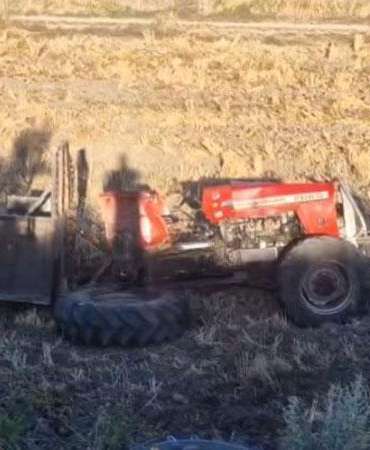 Çorum’da minibüs ile traktör çarpıştı: 1 ölü, 1 yaralı