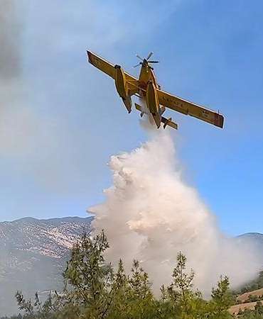 Kozan’da başlayıp, 2 ilçeye daha sıçrayan orman yangını 3’üncü gününde