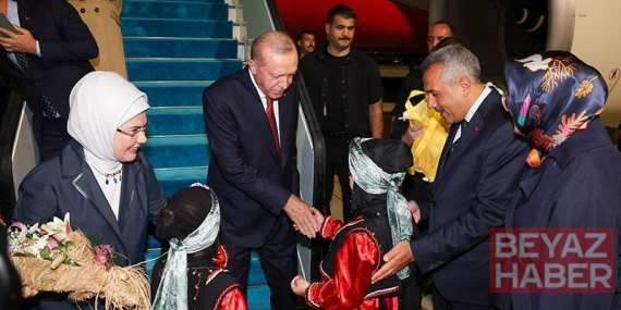 Cumhurbaşkanı Erdoğan, memleketi Rize’de