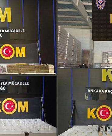 Ankara’da 21 milyon lira değerinde kaçak ürün ele geçirildi