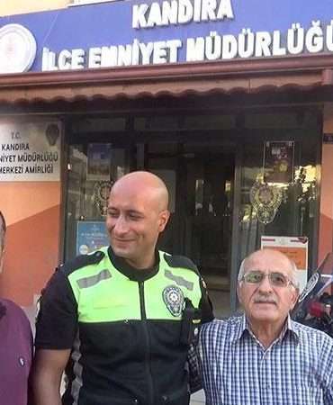 Kalp masajıyla kendisini hayata bağlayan polise teşekkür etti