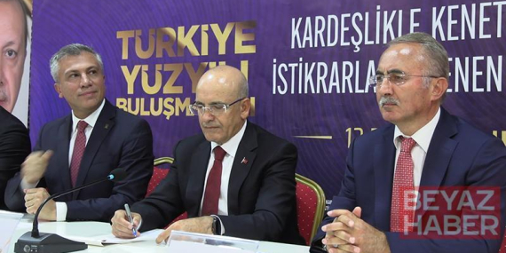 Bakan Şimşek, Bolu’da iş dünyası ve partililerle buluştu