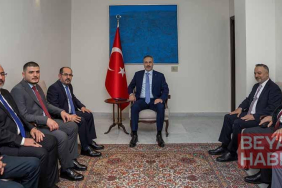 Bakan Fidan, Suriye Türkmen Meclisi Başkanı Mustafa ve beraberindeki heyet ile görüştü