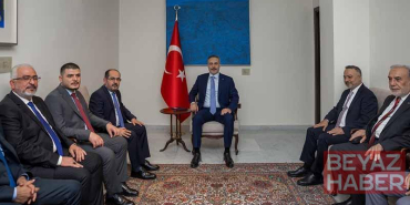 Bakan Fidan, Suriye Türkmen Meclisi Başkanı Mustafa ve beraberindeki heyet ile görüştü