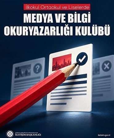 İlkokul, ortaokul ve liselerde Medya ve Bilgi Okuryazarlığı Kulüpleri kuruluyor