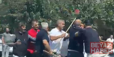 Sokakta taşlı sopalı kavga; 3 yaralı