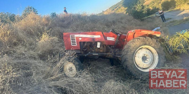 Devrilen traktörün altında kalarak hayatını kaybetti