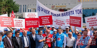 Milaslı muhtarlar ve işçilerden Danıştay önünde