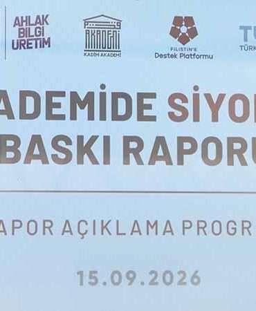 TÜGVA’da ‘Akademide Siyonist Baskı Raporu’ açıklandı