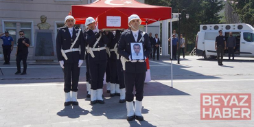 Şanlıurfa’da hayatını kaybeden başkomiser için tören düzenlendi