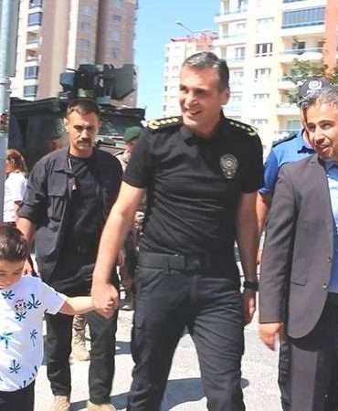 Şehit polisin oğlu Çınar