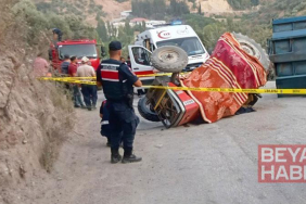 Aydın’da traktör devrildi; 1 ölü, 1 yaralı