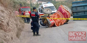 Aydın’da traktör devrildi; 1 ölü, 1 yaralı