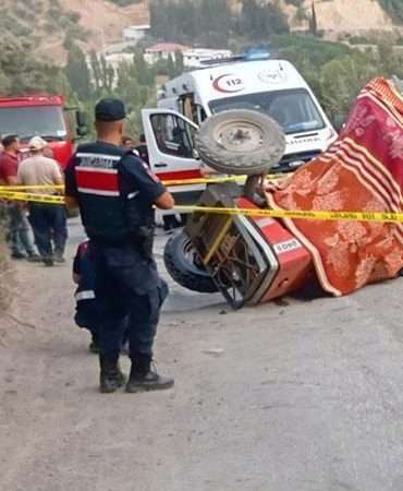 Aydın’da traktör devrildi; 1 ölü, 1 yaralı