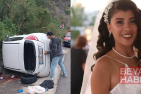 Otomobil istinat duvarına çarptı; müzik öğretmeni Cansu öldü, kayınpederi ve bebeği yaralı