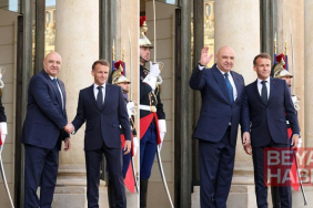 Lübnan Cumhurbaşkanı Avn, Fransa Cumhurbaşkanı Macron ile görüştü