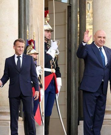 Lübnan Cumhurbaşkanı Avn, Fransa Cumhurbaşkanı Macron ile görüştü