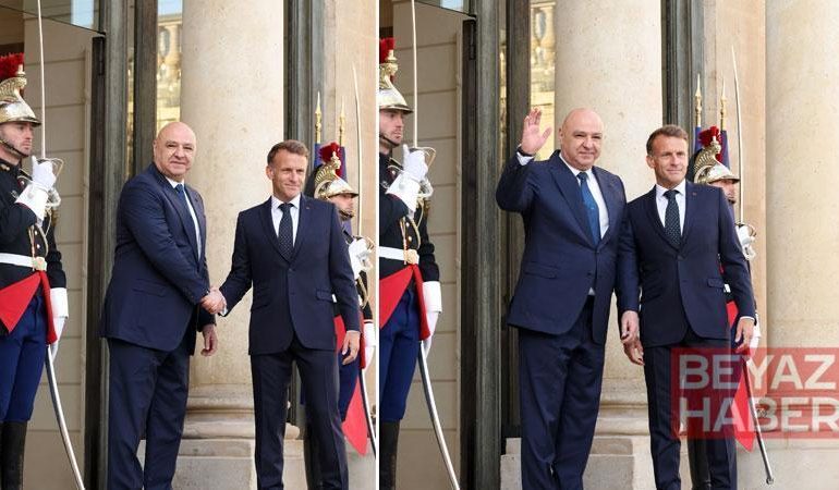 Lübnan Cumhurbaşkanı Avn, Fransa Cumhurbaşkanı Macron ile görüştü
