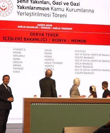 Bakan Göktaş: Kamuda istihdam edilen şehit yakını, gazi ve gazi yakını sayısı 53 bini aşacak