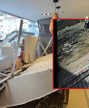 Avcılar’da kontrollü yıkım sırasında bina çöktü; yoldan geçenler son anda kurtuldu