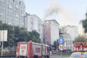 Beyoğlu’nda iş yeri yangını söndürüldü