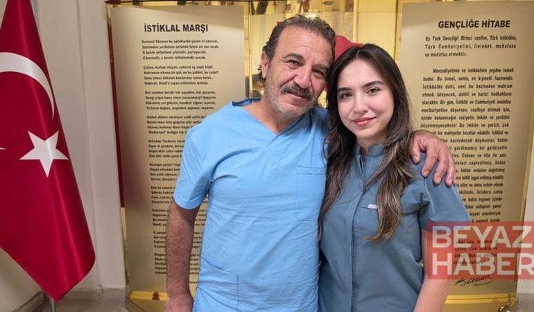 Doğduğu hastaneye doktor olarak atandı; meslektaşı babasıyla birlikte şifa dağıtıyor