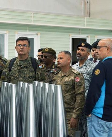 Ankara Askeri Ataşeler Birliği, MKE fabrikalarını inceledi