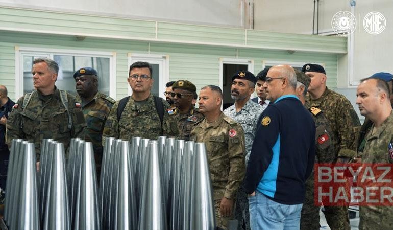 Ankara Askeri Ataşeler Birliği, MKE fabrikalarını inceledi
