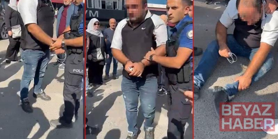 2 kız çocuğunun etek altı görüntülerini çektiği iddia edilen şüpheli, vatandaşlar tarafından yakalandı
