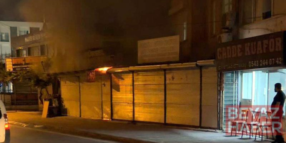 Yangında iki iş yeri kullanılmaz hale geldi