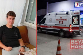 Park halindeki minibüse çarpan bisikletin sürücüsü öldü
