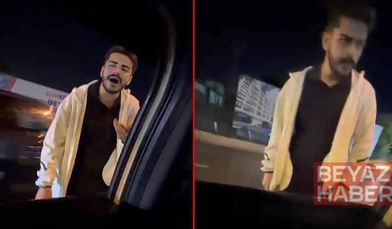 Beyoğlu’nda taksiye tekme atıp şoförü tehdit etti: Git bunları kaportacıya yaptır