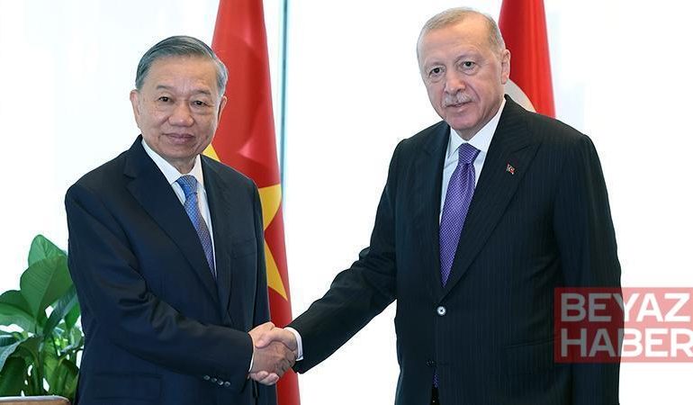 Cumhurbaşkanı Erdoğan, Vietnam Devlet Başkanı To Lam ile görüştü