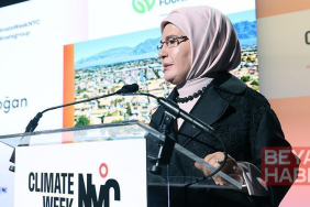 Emine Erdoğan, New York İklim Haftası açılışında konuştu
