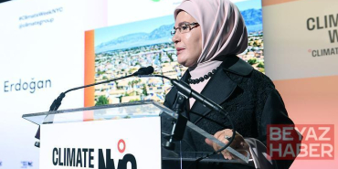 Emine Erdoğan, New York İklim Haftası açılışında konuştu