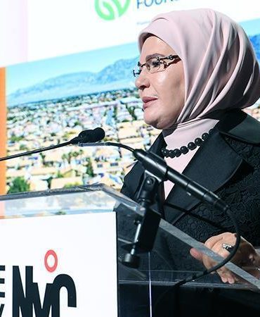 Emine Erdoğan, New York İklim Haftası açılışında konuştu
