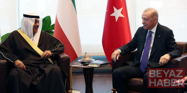 Cumhurbaşkanı Erdoğan, Kuveyt Veliaht Prensi el-Sabah ile bir araya geldi