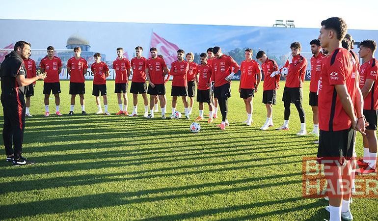 Ümit Milli Takımı, Ukrayna maçının hazırlıklarına başladı