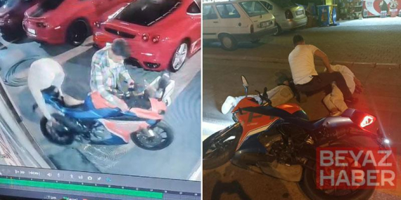 Ankara’da motosiklet hırsızlığı kamerada; 2 tutuklama