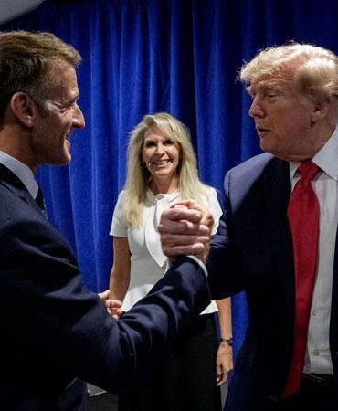 Fransa Cumhurbaşkanı Macron, ABD Başkanı Trump ile New York
