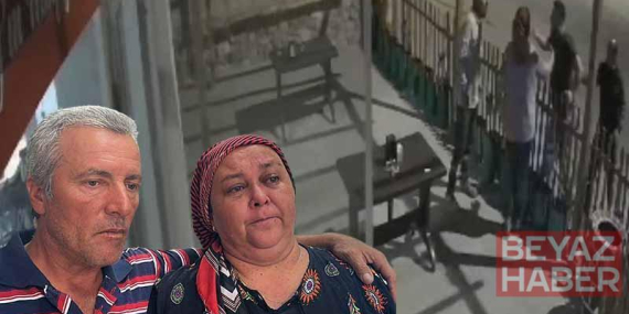Lokanta işleten çiftin darbedildiği anlar kamerada