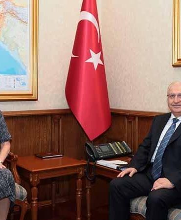 Bakan Güler, Birleşik Krallık Ankara Büyükelçisi Anderson