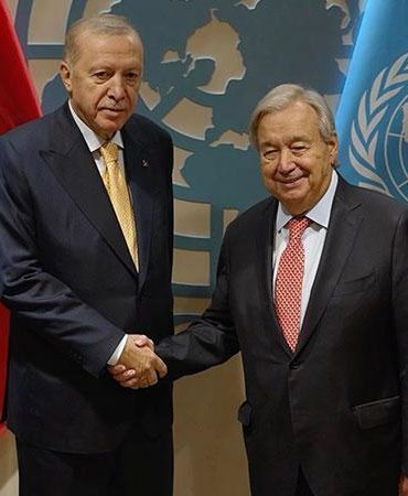 Cumhurbaşkanı Erdoğan, BM Genel Sekreteri Guterres ile bir araya geldi