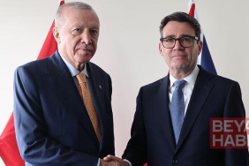 Cumhurbaşkanı Erdoğan, İngiltere Başbakanı Burnham ile bir araya geldi
