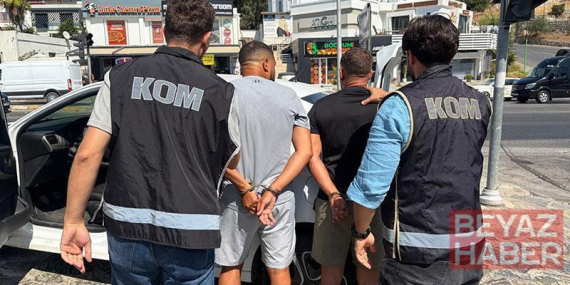 Kırmızı bültenle aranan şüpheli, Bodrum