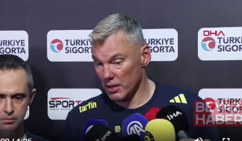 Sarunas Jasikevicius: İkinci yarıda zorlansak da kupayı kazanmayı başardık