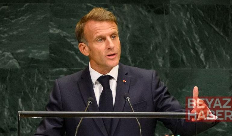 Macron: Gazze