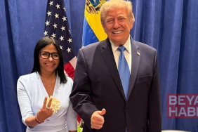 ABD Başkanı Trump ile Venezuela Geçici Devlet Başkanı Rodríguez bir araya geldi